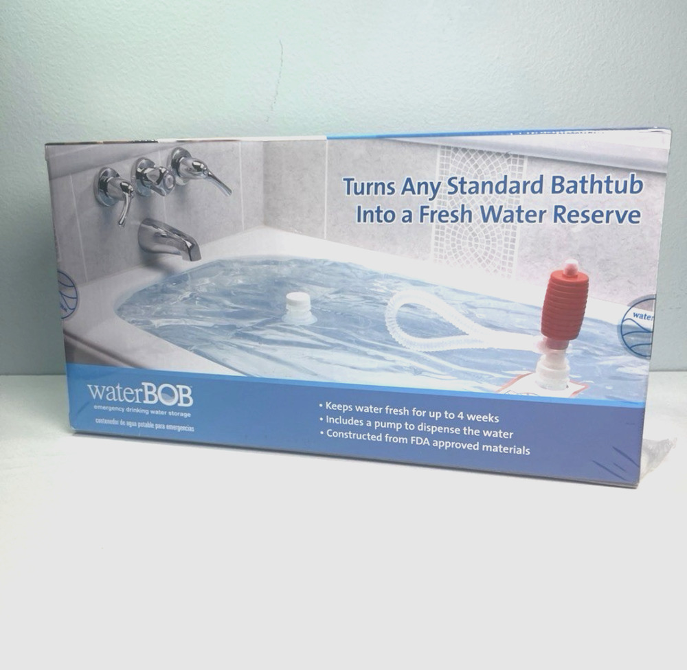 WaterBOB Bathtub Emergency Drinking Water Storage Container 100 gallons Sealed